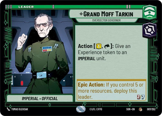 Grand Moff Tarkin - Oversector Governor
