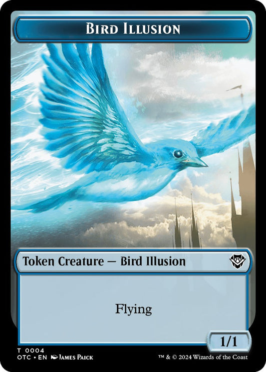 Bird Illusion // Elemental (0014) Double-Sided Token [OTC - 4 // 14]
