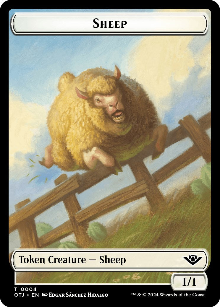 Sheep // Plot Double-Sided Token [OTJ - 4 // 20]