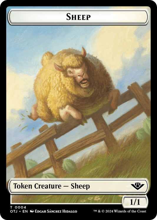 Sheep // Plot Double-Sided Token [OTJ - 4 // 20]