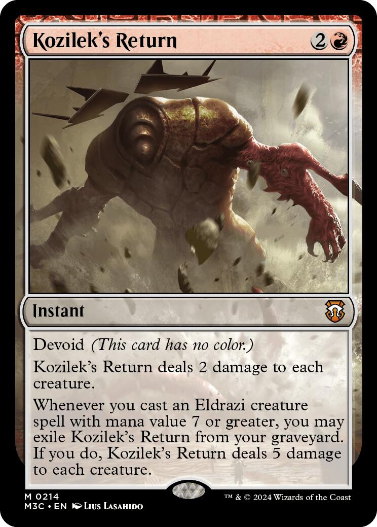 Kozilek's Return (Ripple Foil) [M3C - 214]