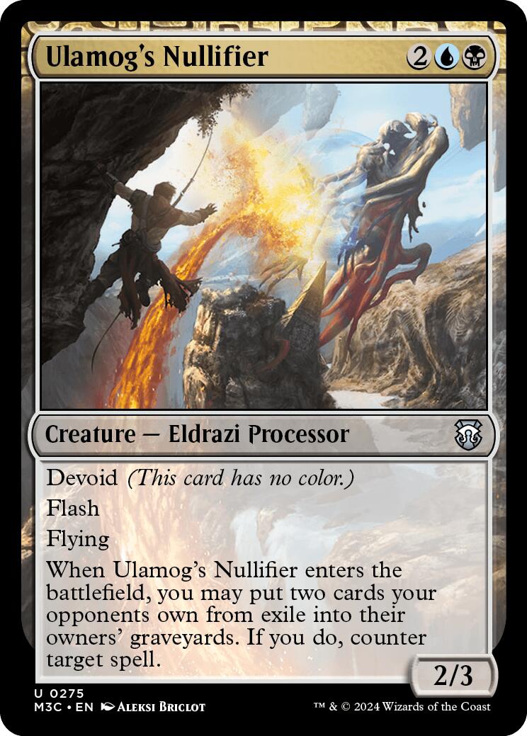 Ulamog's Nullifier (Ripple Foil) [M3C - 275]