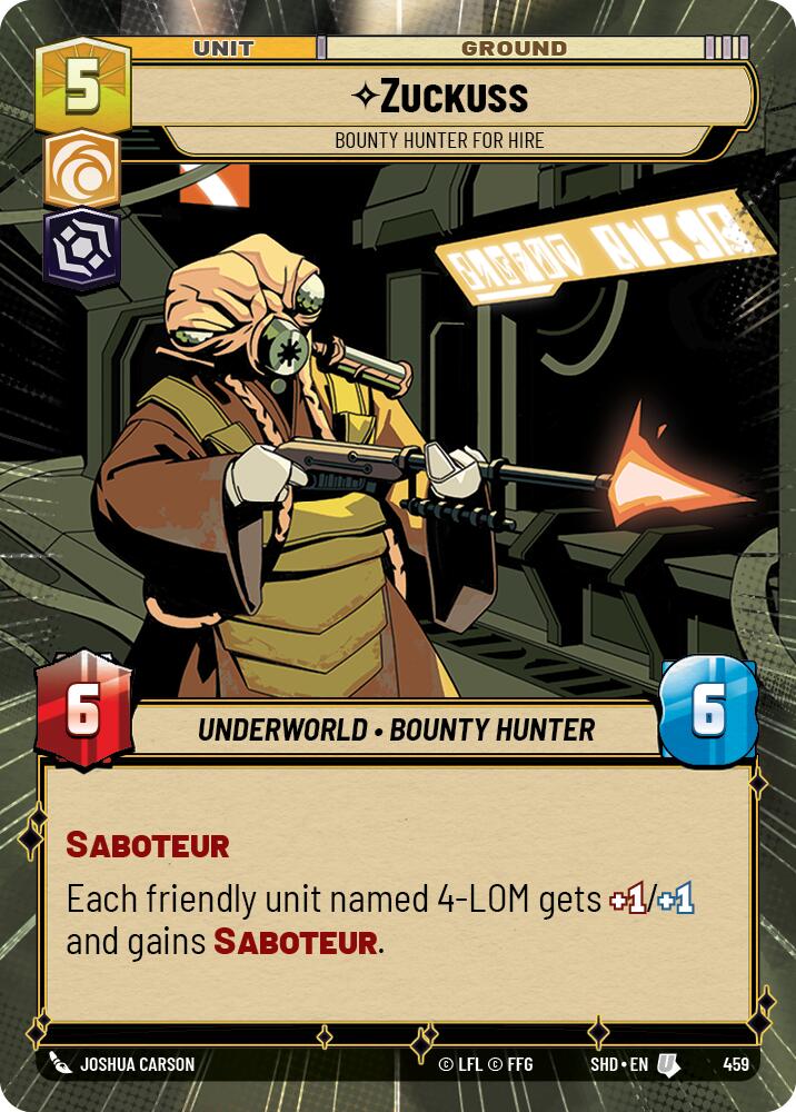 Zuckuss - Bounty Hunter for Hire (Hyperspace)