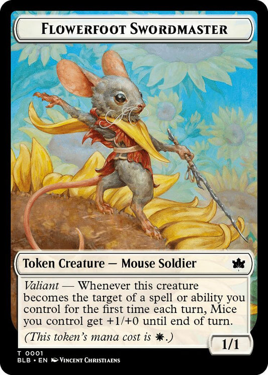 Flowerfoot Swordmaster Token [BLB - 1]