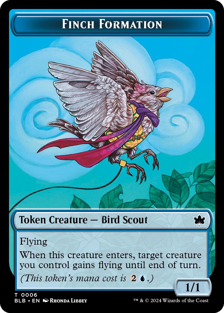 Finch Formation Token [BLB - 6]