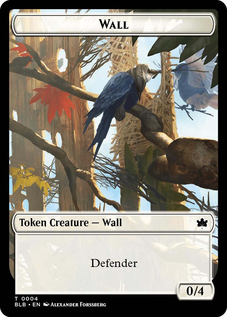 Wall // Intrepid Rabbit Double-Sided Token [BLB - 4 // 2]
