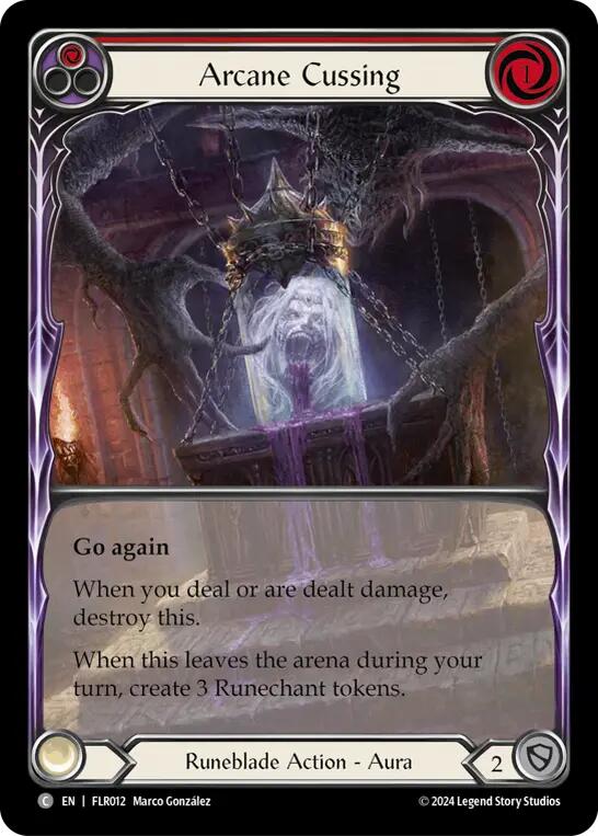 Arcane Cussing (Red)
