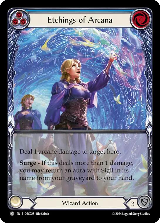 Etchings of Arcana (Blue)