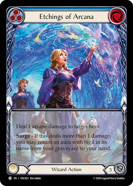 Etchings of Arcana (Blue)