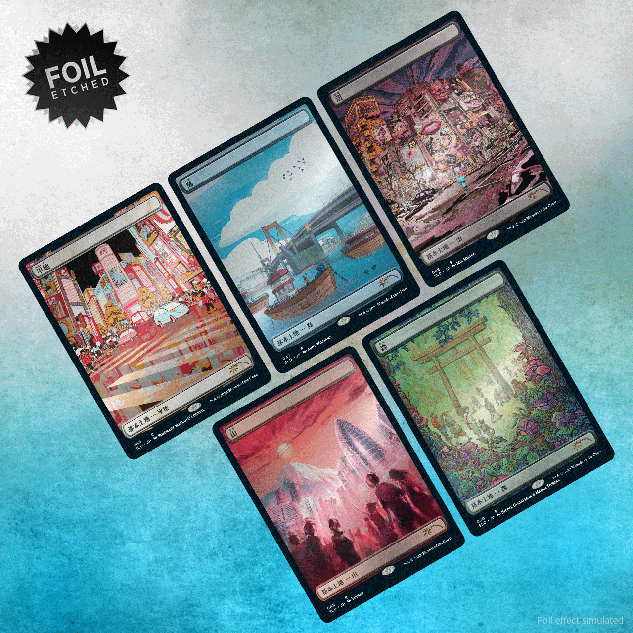 Secret Lair: Drop Series - The Tokyo Lands (Foil Etched Edition)