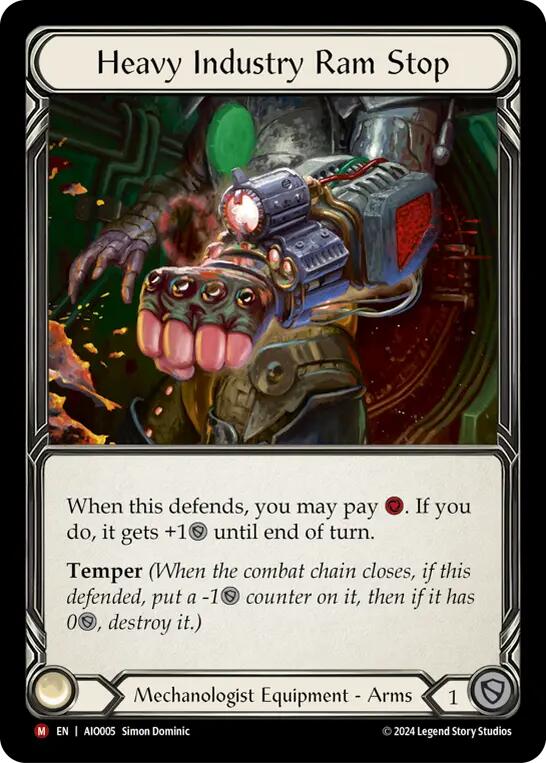 Heavy Industry Ram Stop