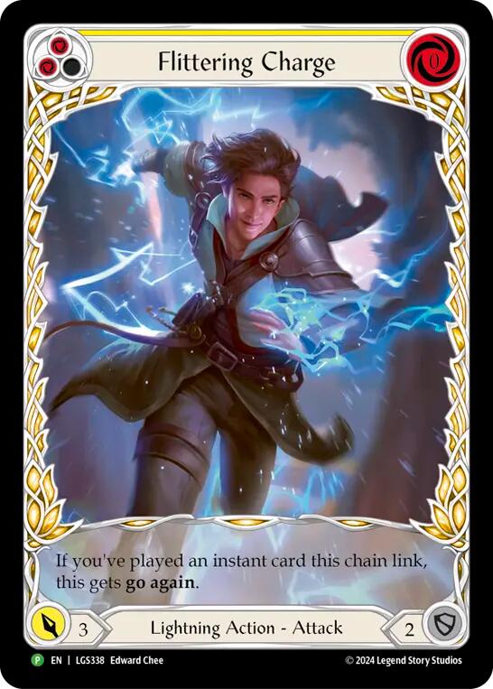 Flittering Charge (Yellow) (Extended Art)