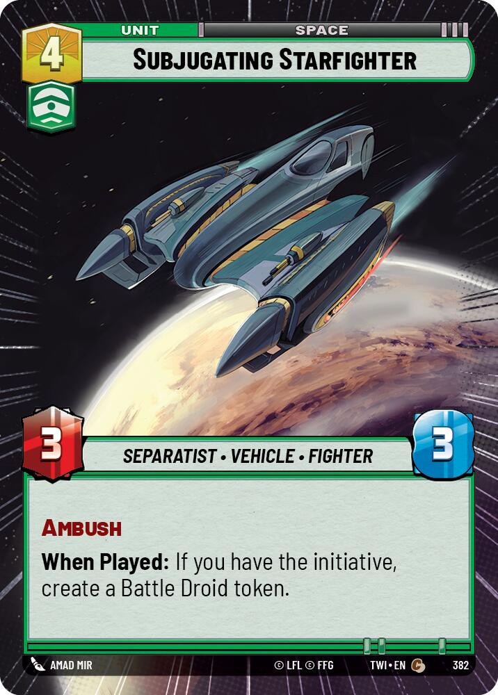 Subjugating Starfighter (Hyperspace)