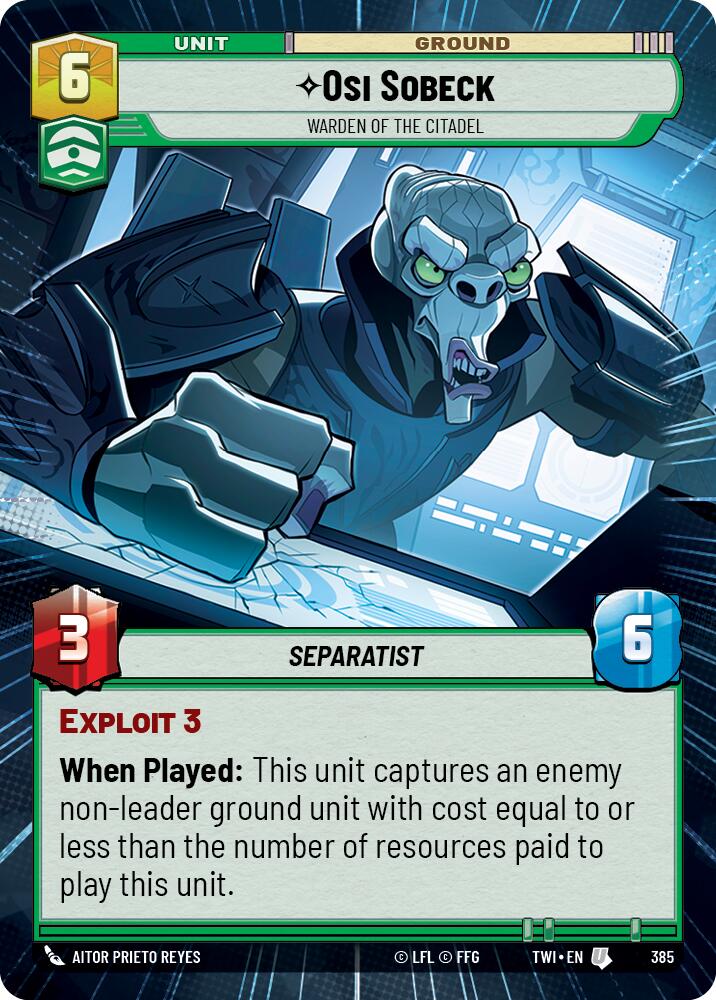 Osi Sobeck - Warden of the Citadel (Hyperspace)