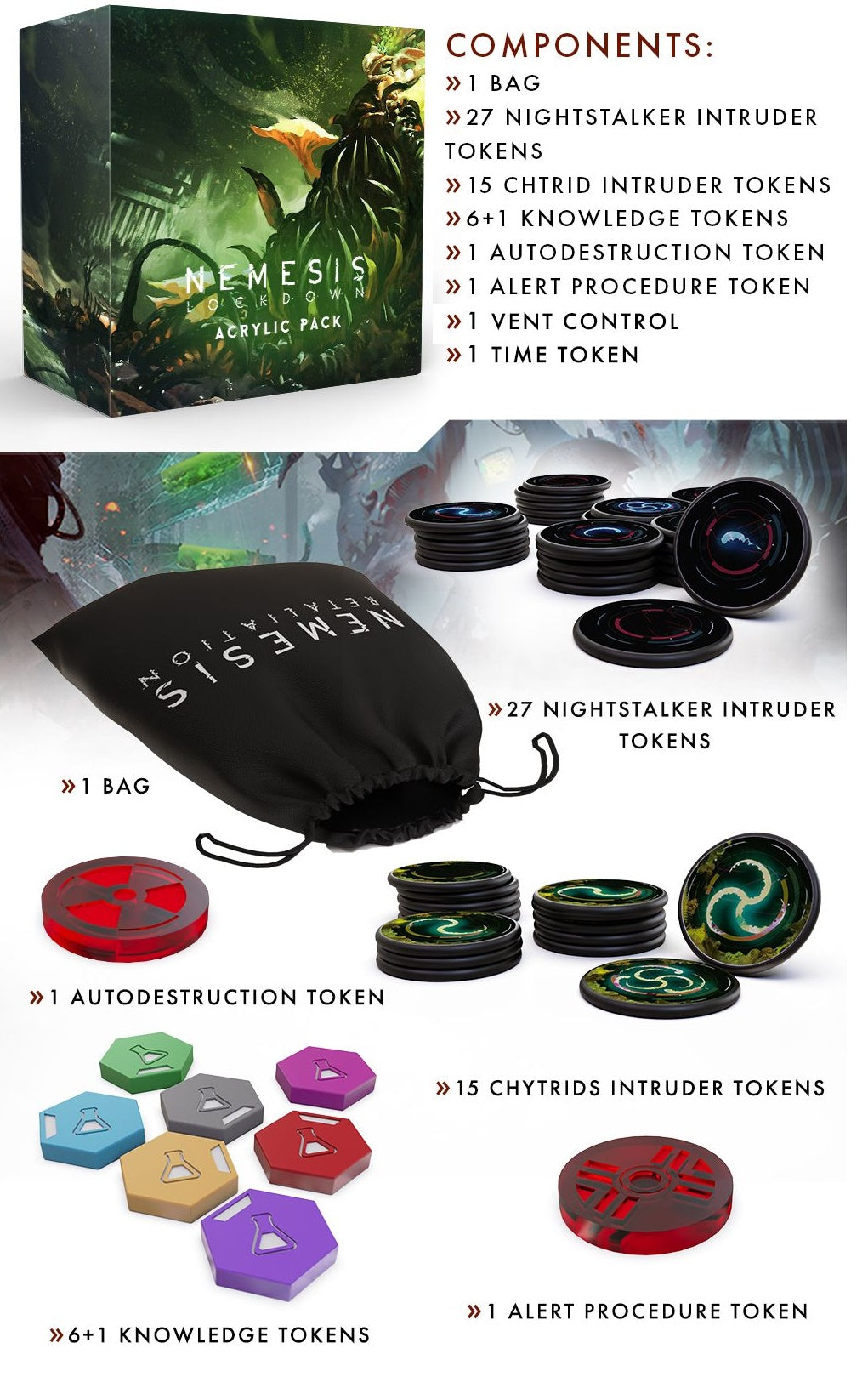 Nemesis Lockdown Acrylic Pack