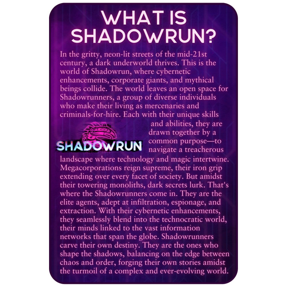 Shadowrun Board Game - TAKEDOWN