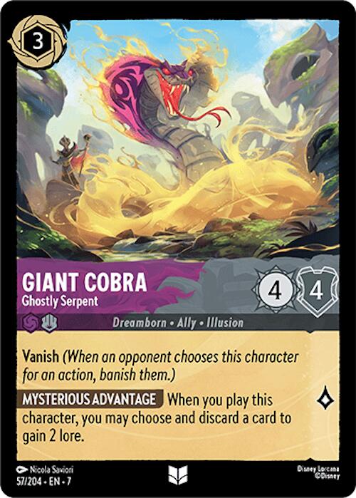 Giant Cobra - Ghostly Serpent