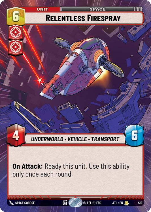 Relentless Firespray (Hyperspace)