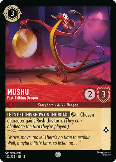 Mushu - Fast-Talking Dragon