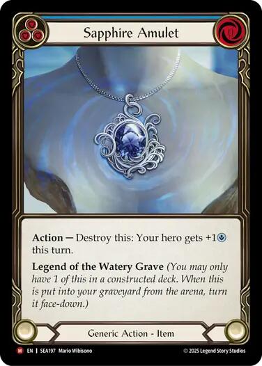 Sapphire Amulet