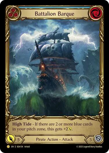 Battalion Barque (Blue) (Treasure)