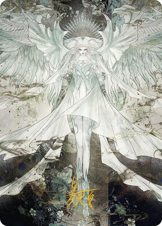Hydaelyn, the Mothercrystal Art Card (Gold-Stamped Signature)