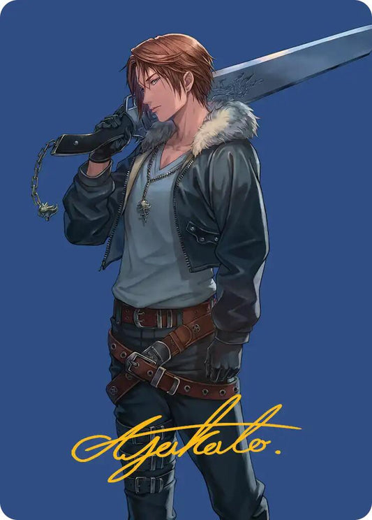 Squall, SeeD Mercenary Art Card (Gold-Stamped Signature)