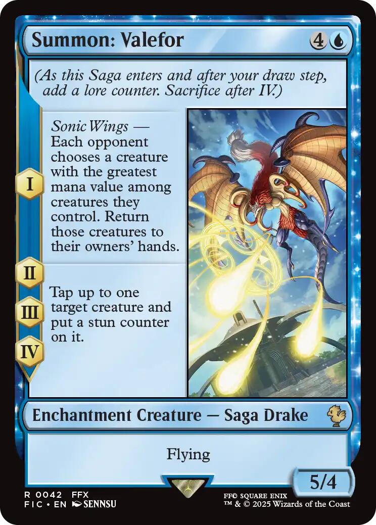 Summon: Valefor (Surge Foil)