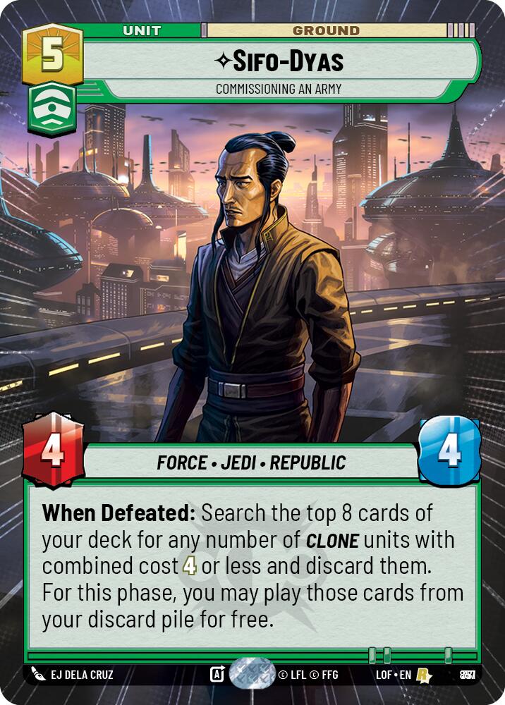 Sifo-Dyas - Commissioning An Army (Hyperspace Foil)