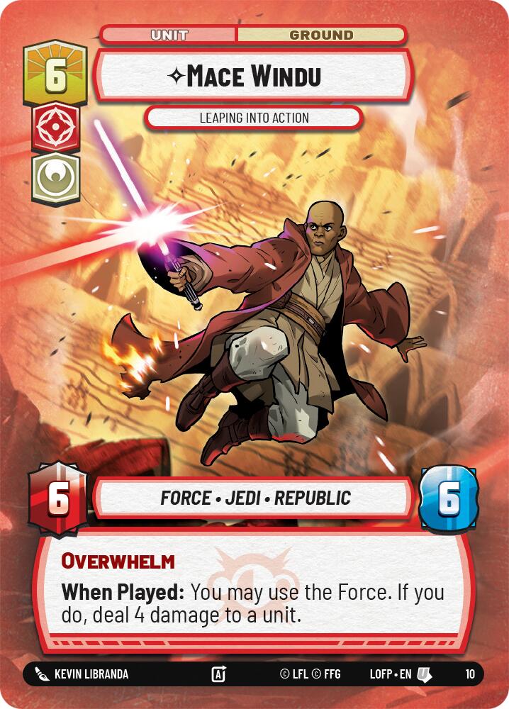 Mace Windu - Leaping into Action