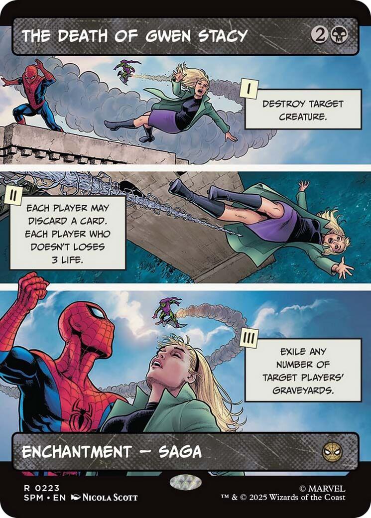 The Death of Gwen Stacy (Borderless)