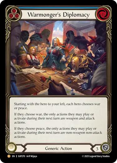 Warmonger's Diplomacy