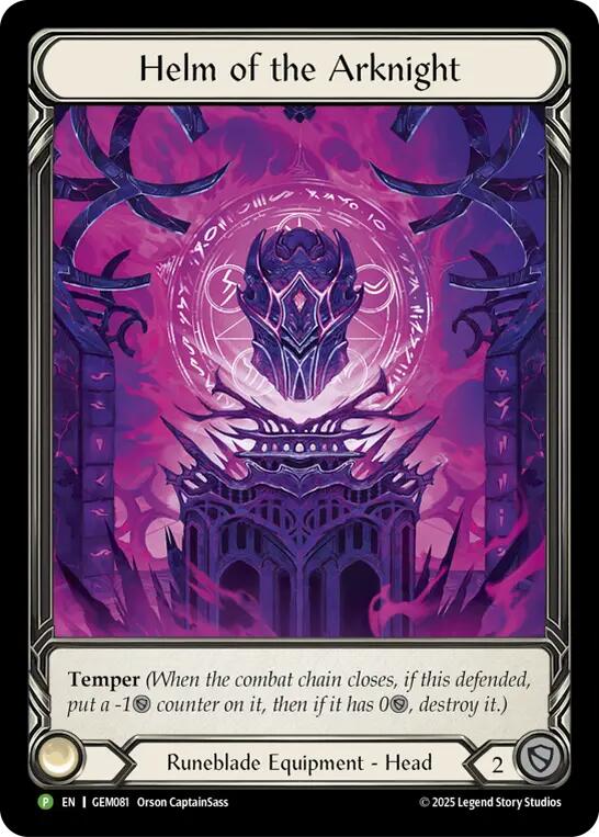 Helm of the Arknight