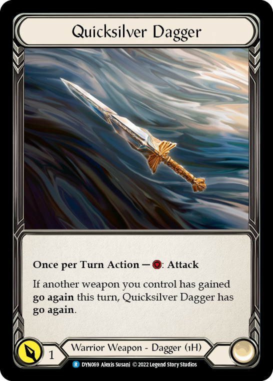 Quicksilver Dagger [DYN069] (Dynasty)  Cold Foil