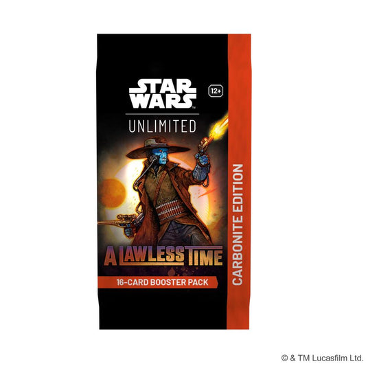 Star Wars Unlimited - A Lawless Time Carbonite Booster Display