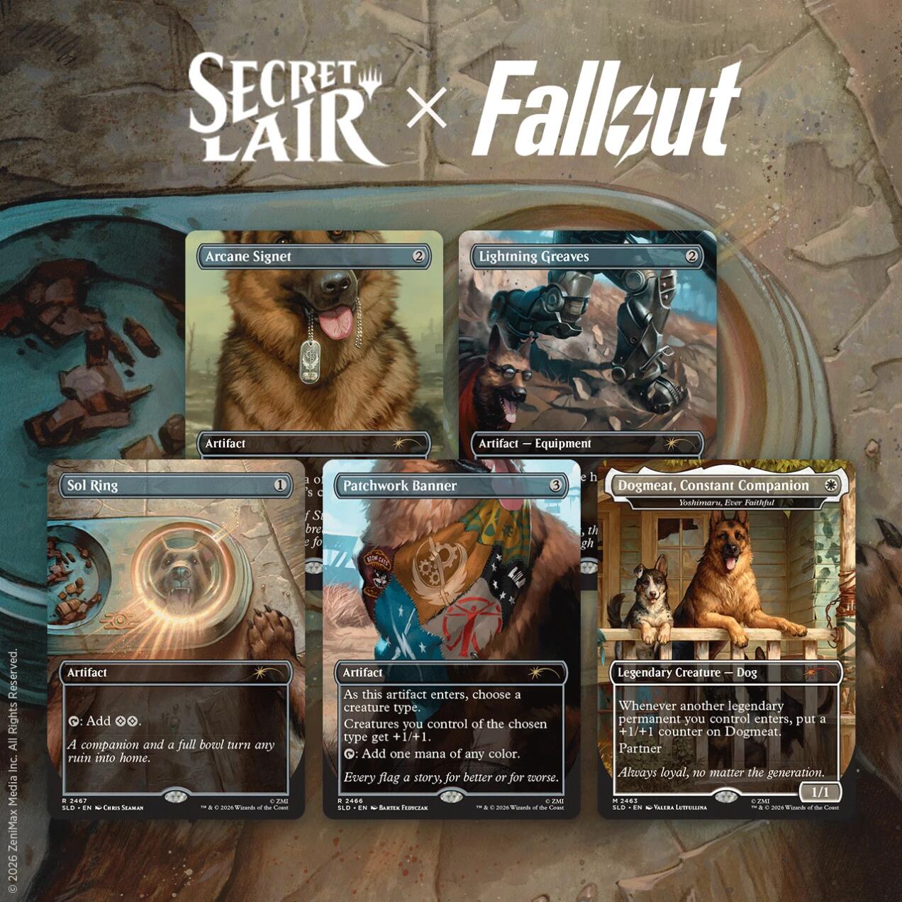 Secret Lair Drop: Secret Lair x Fallout: Greet the Dog - Non-Foil Edition