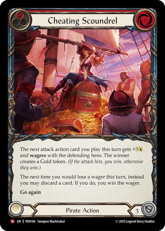 Cheating Scoundrel (Red)