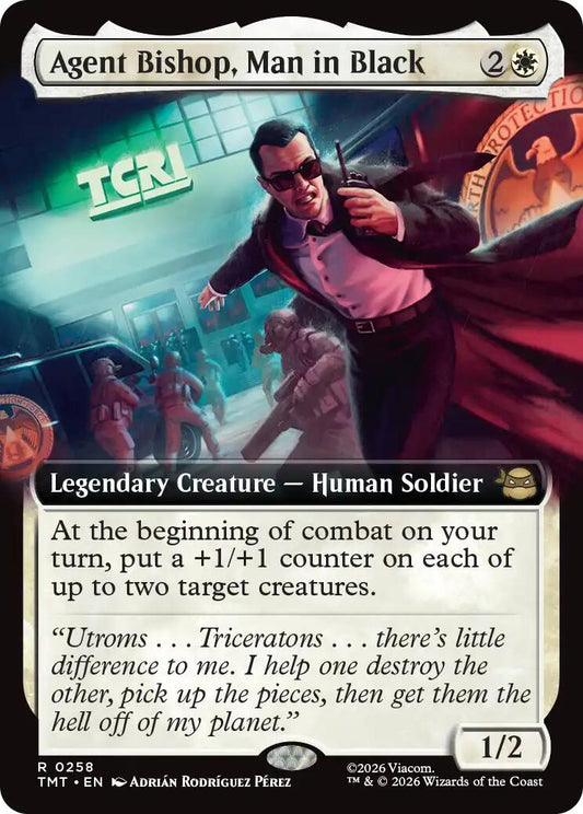 Agent Bishop, Man in Black (Extended Art)