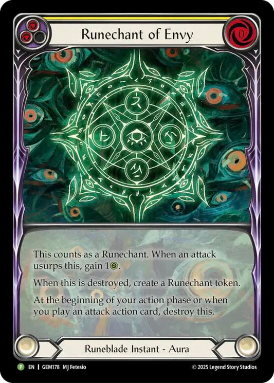 Runechant of Envy (Yellow)
