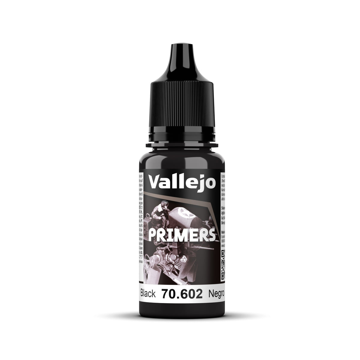 Vallejo Surface Primer 18mL Black