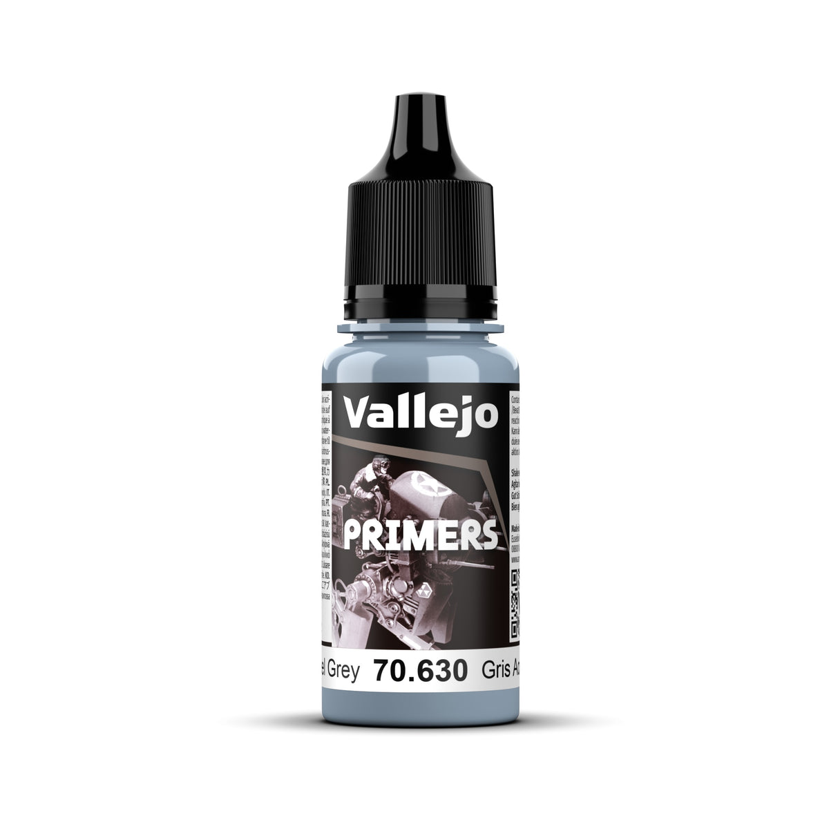Vallejo Surface Primer 18mL Steel Grey