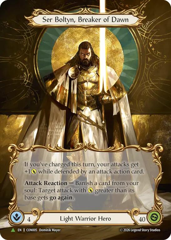 Ser Boltyn, Breaker of Dawn (Marvel) - CON005