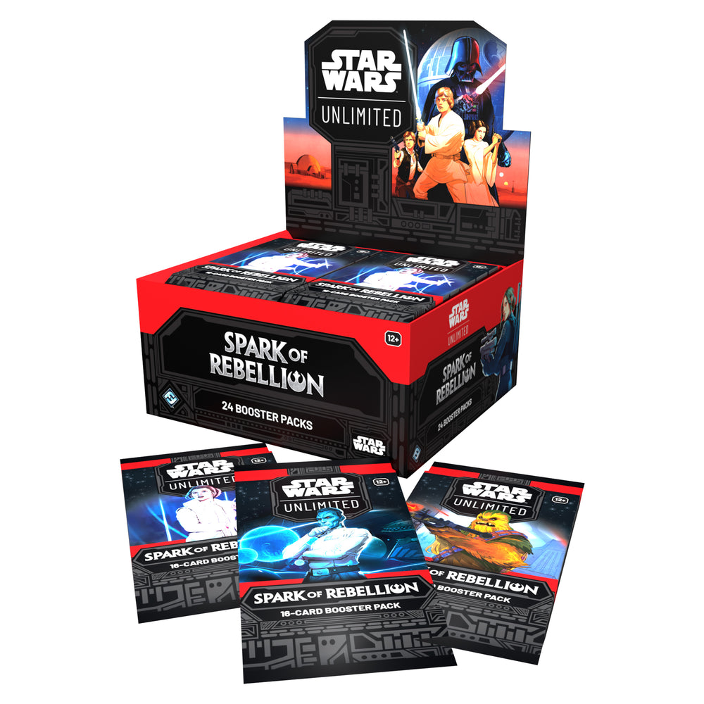 Star Wars Unlimited - Spark of Rebellion Booster Display