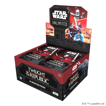 Star Wars Unlimited - Twilight of the Republic Booster Display