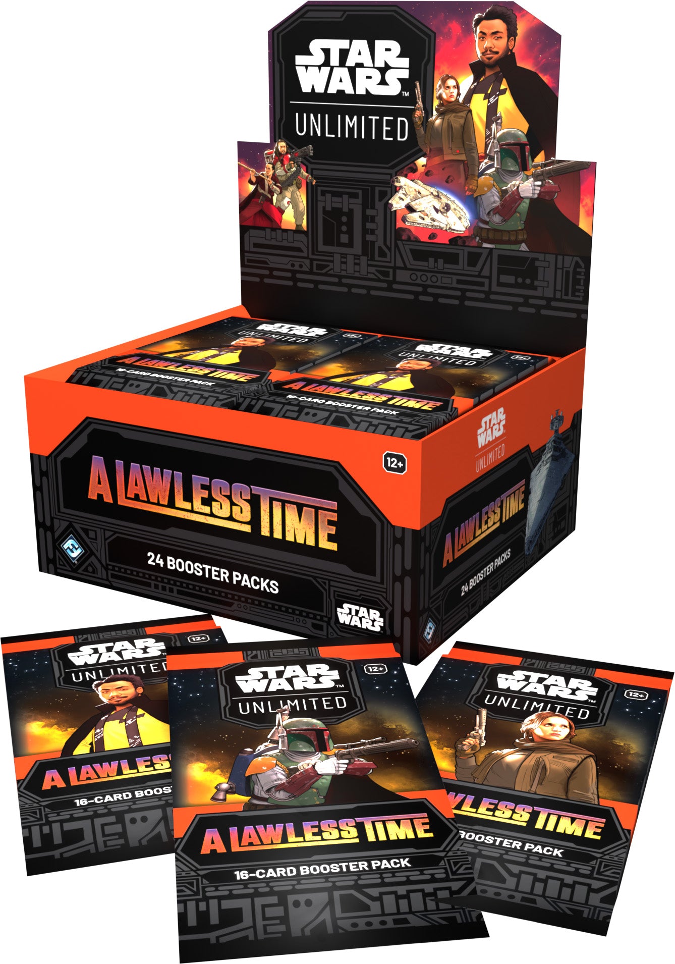 Star Wars Unlimited - A Lawless Time Booster Display