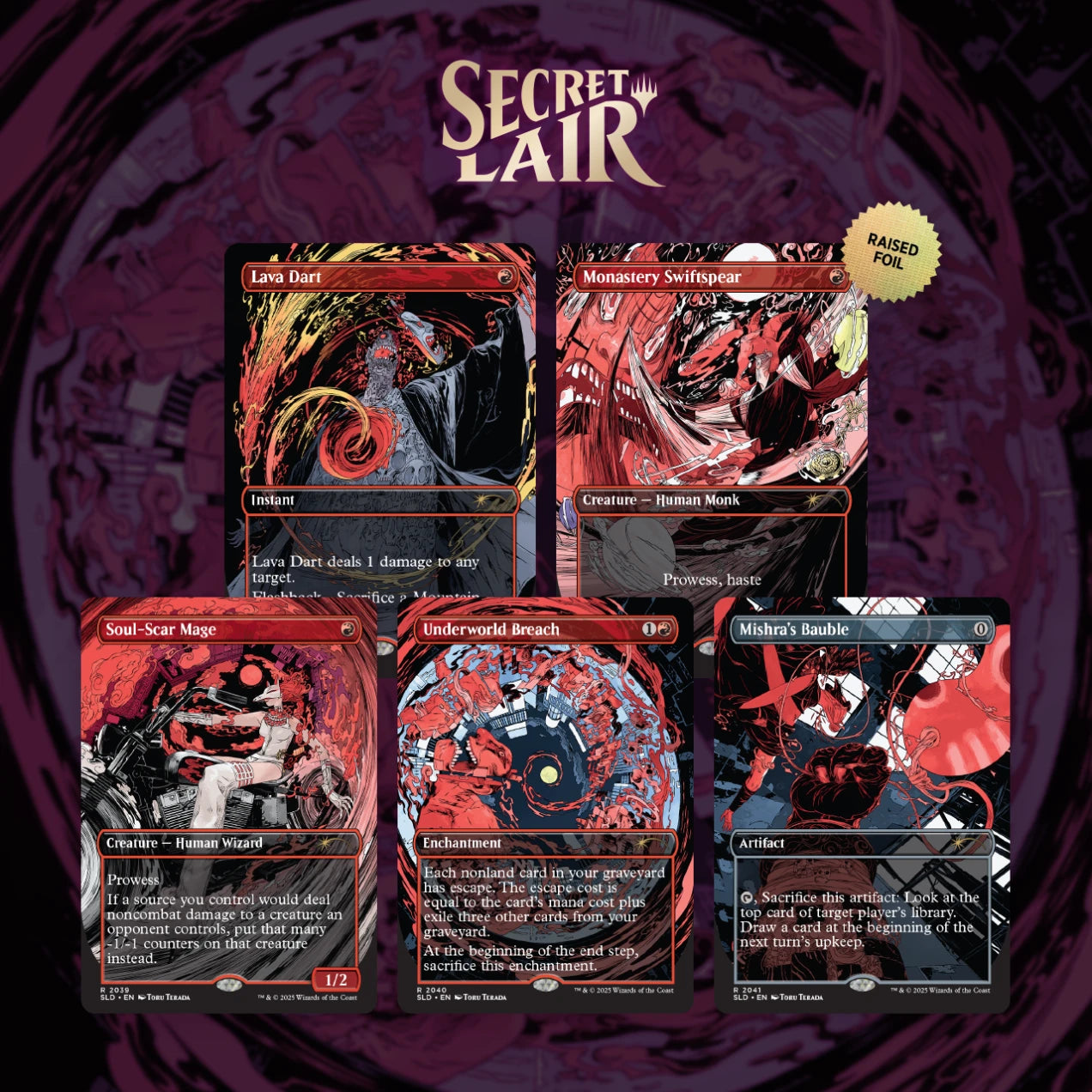 Secret Lair - VroooOOOOMMMMMM! (Raised Foil Edition)