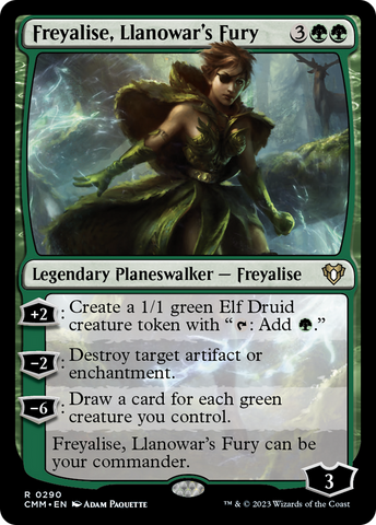 Freyalise, Llanowar's Fury [Commander Masters]