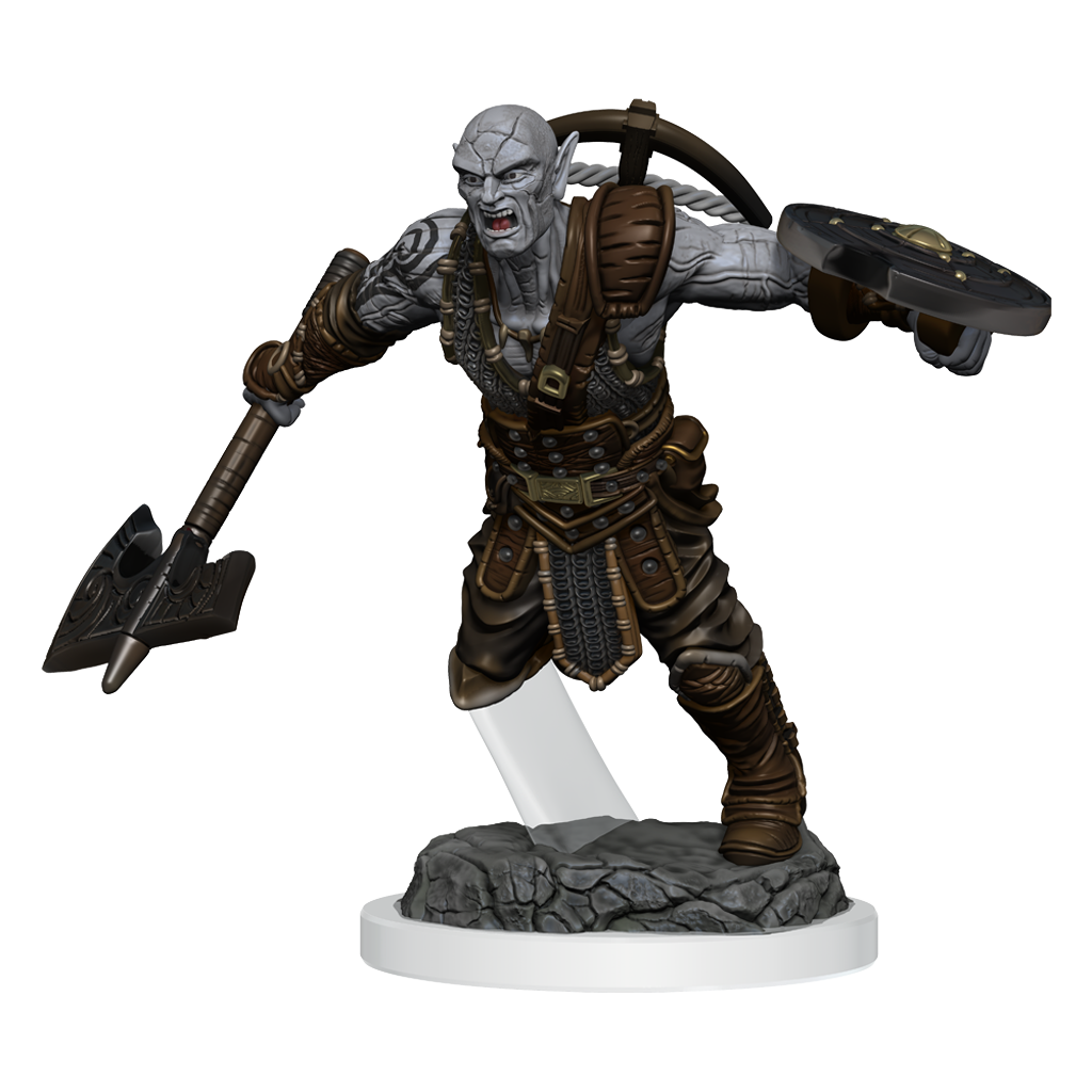 D&D Nolzurs Marvelous Unpainted Miniatures Earth Genasi Fighter