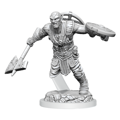 D&D Nolzurs Marvelous Unpainted Miniatures Earth Genasi Fighter