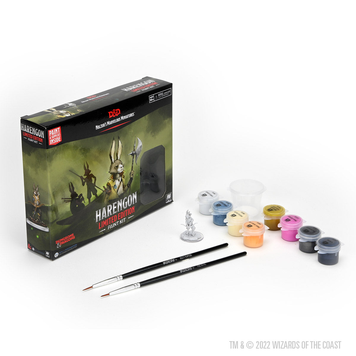 D&D Nolzurs Marvelous Limited Edition Paint Kit Harengon